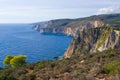 Cliffs of Keri, Zakynthos, Greece Royalty Free Stock Photo
