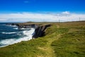 Cliffs of Loop Head, Kilbaha, Co. Clare, Ireland Royalty Free Stock Photo