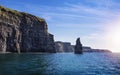 The Cliffs of Moher, Branaunmore Sea Stack Royalty Free Stock Photo