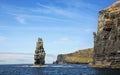 The Cliffs of Moher, Branaunmore Sea Stack Royalty Free Stock Photo