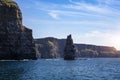 The Cliffs of Moher, Branaunmore Sea Stack Royalty Free Stock Photo