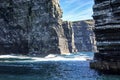 The Cliffs of Moher, Branaunmore Sea Stack Royalty Free Stock Photo