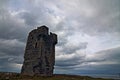 Cliffs of Moher at Hags Head under brooding skies Royalty Free Stock Photo