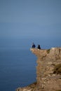 People taking a dangerous selfie, Cliffs of Moher, Ireland, UK