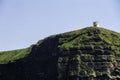 Cliffs Of Moher with O'Brien Tower Royalty Free Stock Photo