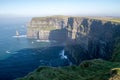 Cliffs of Moher and OBriens Tower Ireland Royalty Free Stock Photo