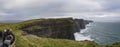 Visiting the Cliffs of Moher Royalty Free Stock Photo