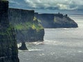 The Cliffs of Moher sea cliffs Ireland Royalty Free Stock Photo