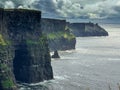 The Cliffs of Moher sea cliffs Ireland Royalty Free Stock Photo