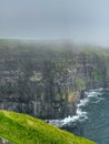 The Cliffs of Moher sea cliffs Ireland Royalty Free Stock Photo