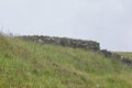 Cliffs of Moher - Stone wall Royalty Free Stock Photo