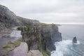 Visiting the Cliffs of Moher Royalty Free Stock Photo