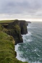 Visiting the Cliffs of Moher Royalty Free Stock Photo