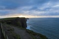 Visiting the Cliffs of Moher Royalty Free Stock Photo