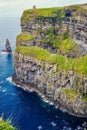 Cliffs of Moher, west Clare coast, Ireland Royalty Free Stock Photo