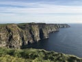 Cliffs of Mohr late afternoon Royalty Free Stock Photo