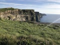 Cliffs of Mohr late afternoon Royalty Free Stock Photo