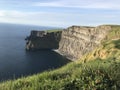 Cliffs of Mohr late afternoon Royalty Free Stock Photo