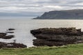 Cliffs in Moyle bay Royalty Free Stock Photo