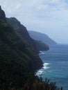 Cliffs on the Na Pali Coast, Kauai, Hawaii Royalty Free Stock Photo