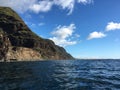 Cliffs on NaPali Coast on Kauai Island in Hawaii - View from Boat, Royalty Free Stock Photo