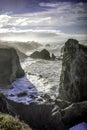 The cliffs near Bodega Bay