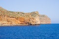 Cliffs near famous Balos beach, Crete, Greece Royalty Free Stock Photo