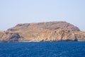 Cliffs near famous Balos beach, Crete, Greece Royalty Free Stock Photo