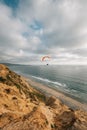 Cliffs near the Gliderport, Torrey Pines State Reserve, San Diego, California Royalty Free Stock Photo