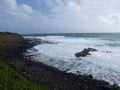 Cliffs near Kapaa, Kauai, Hawaii Royalty Free Stock Photo