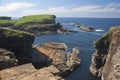 Cliffs near Marwick Head,Orkney islands Royalty Free Stock Photo