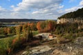 Cliffs of Niagara Escarpment in Autumn