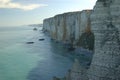 Cliffs in the Normandy Royalty Free Stock Photo