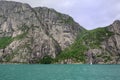 Cliffs of the Norwegian Fjord