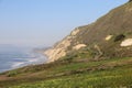 Cliffs and Ocean Mussell rock park in Pacifica California