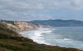 Cliffs off Torrey Pines state park Royalty Free Stock Photo