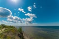 The cliffs of Paldiski, Estonia. The Baltic sea Royalty Free Stock Photo