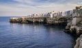 Cliffs of Polignano a Mare, Puglia, Italy Royalty Free Stock Photo