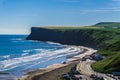 Saltburn cliffs Royalty Free Stock Photo