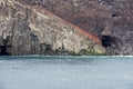 Cliffs Surtsey Island, Iceland Royalty Free Stock Photo