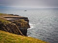 Cliffs under dramatic sky, Loop Head, Ireland