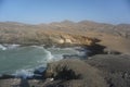 Cliffs from a view point in Cabo de la Vela, La Guajira, Colombia Royalty Free Stock Photo