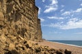 Cliffs at West Bay - Jurassic Coast - Dorset - England. Royalty Free Stock Photo