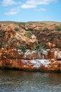 Cliffs of Yardie Creek at Cape Range National Park close to Exmouth Australia Royalty Free Stock Photo