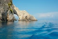 Cliffs on Zakynthos. Royalty Free Stock Photo