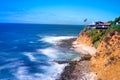 Cliffside home overlooking ocean