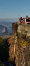 Cliffside view from the Corcovado Mountain