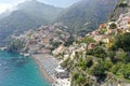 Cliffside village of Positano on southern Italy's Amalfi Coast. Royalty Free Stock Photo