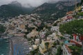 Cliffside village of Positano on southern Italy's Amalfi Coast. Royalty Free Stock Photo