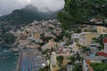 Cliffside village of Positano on southern Italy's Amalfi Coast. Royalty Free Stock Photo